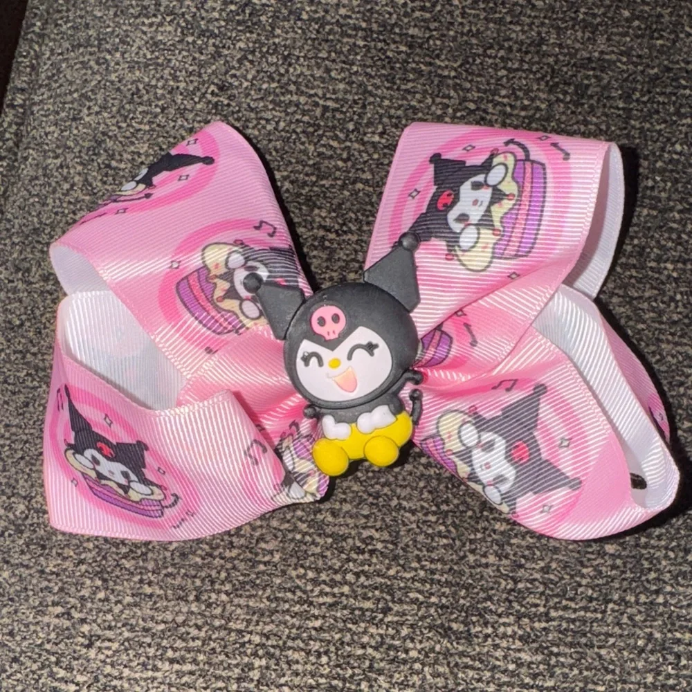 Kuromi New Pink Cartoon Character Hair Bow